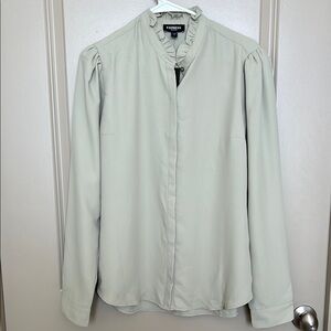 Express Women's Green Blouse